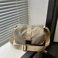 Bolso cruzado coreano de moda para hombre y mujer, bolso de hombro ligero con hebilla de alta capacidad, bolso de viaje ajustable de Color sólido - details 7