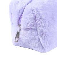 Bolso De Maquillaje Para Mujer De Peluche Sólido Viaje Organizador De Cosméticos Estuche De Ropa Joven Necesario - details 33
