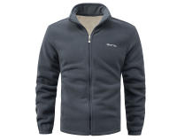 Chaquetas cálidas de forro polar para hombre, abrigos cortavientos forrados de felpa deportiva, ropa de moda, Otoño e Invierno - details 3