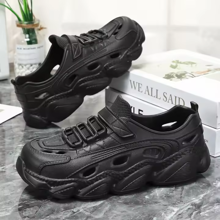 Sandalias de Verano Casuales Zapatillas de Jardín Antideslizantes con Suela Gruesa - 1