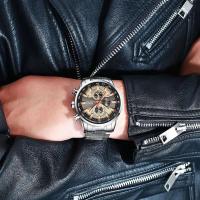 Reloj de Negocios Impermeable de Cuarzo CURREN 8351 Correa de Acero Inoxidable - details 15