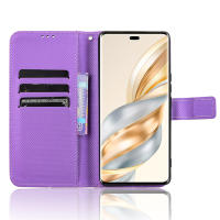 Phone Case for HONOR Magic7 Lite 5G PU Wallet Case Card Slots Magnetic Clasp Stand Full Protection Cover - details 0