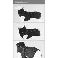Chaqueta reflectante impermeable para mascotas, abrigo de algodón cálido para perros medianos y grandes, ropa para exteriores, chaleco de invierno, Labrador - details 7