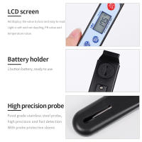 Medidor Digital de temperatura de alimentos para carne, cocina, agua, leche, sonda de alimentos, termómetro, barbacoa, horno electrónico, herramienta de medida - details 8