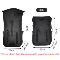 Mochila impermeable de 30l para exteriores, bolsa de aparejos de pesca, Trekking, escalada, surf, kayak, hombro - details 5