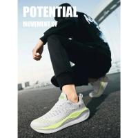 Zapatillas De Tenis Para Mujer Y Hombre Malla Cómodas 2024 Running Con Placa De Carbono Almohadillado Deportivas Entrenamiento Caminar Unisex - details 9