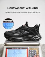 Zapatos de Seguridad de Acero Ligero y Transpirable Mocasines de Trabajo Inolvidables para Hombres - details 7
