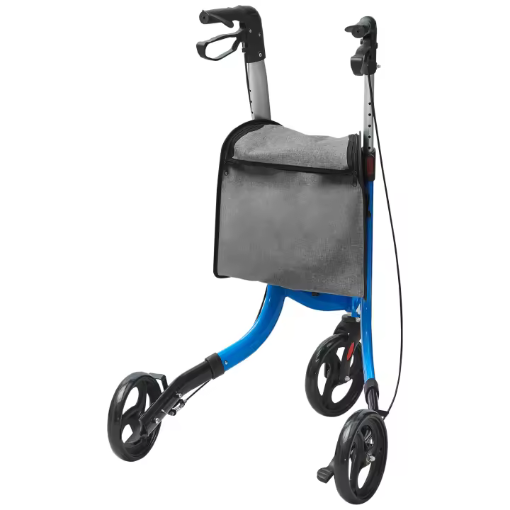 VEVOR andador con ruedas, andador ligero de aluminio, plegable, con asa ajustable, movilidad al aire libre - 1