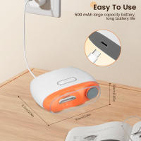 Cortapelos eléctrico 2 en 1, pulidora de uñas automática, seguro, recargable, inalámbrico, luz LED, cuidado del bebé - details 3