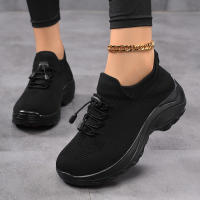 Zapatos antideslizantes de mujer de gran tamaño, zapatos de madre, calcetines, zapatos informales de tejido con mosca, zapatos de mujer mecedora - details 7