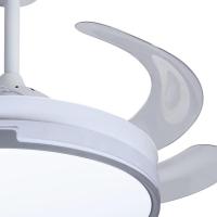 Ventilador de techo dc plumax modelo, 3 acabados a elegir, eficiente tecnología led de 45w de 4400 lúmenes, mando a distancia - details 3