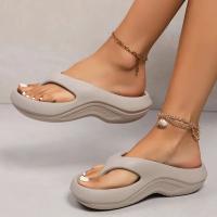 Chanclas de Playa para Mujer Eva Comodas Suela Suave, Antideslizante, 10mm de Plataforma, Punta Clip, Verano 2024 - details 1