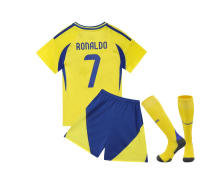 Camiseta de fútbol del club Riyadh Home 24-25 Amarilla No.7 para niños y adultos, tallas 14-3XL para adultos - details 4