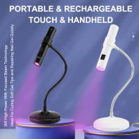 Secador Mini de Flash Sensor Táctil Portátil, Recargable, Lámpara UV para Uñas de Acrílico - details 1