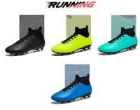 Zapatos de fútbol transpirables de caña alta para hombre y mujer. Zapatos de competición profesional para interior y exterior. - details 4