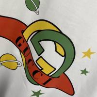 ftsn14 Suéter de algodón de marca famosa GU--CCI, la mejor camiseta de diseñador para hombres y mujeres - details 3