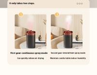 Humidificador Ultrasónico de 400ml Aromaterapia Apagado Automático Luces LED 7 Colores - details 8