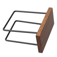 Servilletero de madera Original para decoración de comedor, soporte de pie, dispensador de servilletas, artesanía de madera - details 5