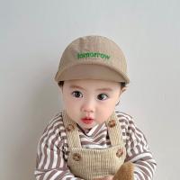 Gorra de béisbol coreana con letras de verano, gorro fino suave con visera para bebé, gorra con visera transpirable de secado rápido para niños - details 12
