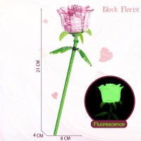 Juguete de bloques de construcción modelo de flores, ramo eterno, decoración creativa de plantas de escritorio para el hogar, juguetes educativos para niños, regalo de cumpleaños - details 1