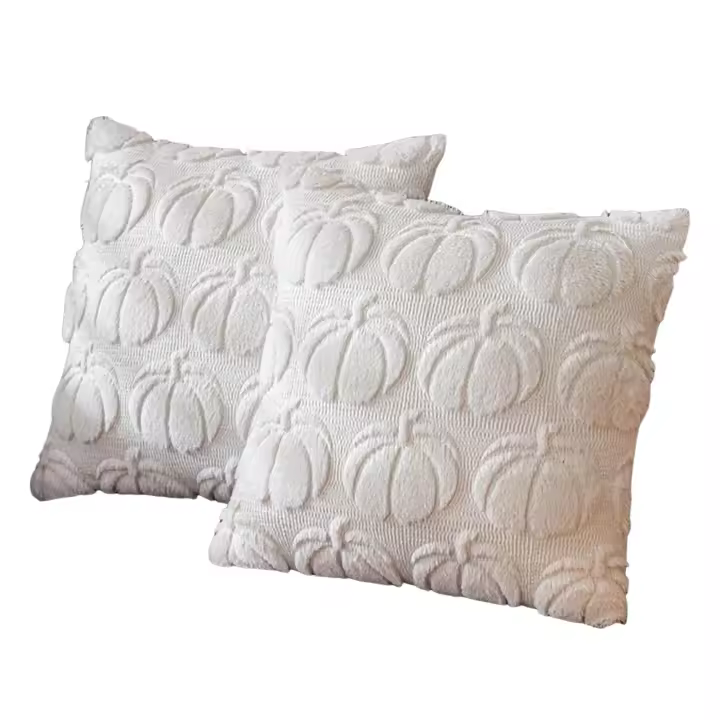 Fundas de Almohada Decorativas de Halloween Clásicas Diseño de Calabaza de Otoño Suave Piel Sintética Ideal para Dormitorio Sala de Estar - 1