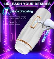 Telescopic Masturbator Automatic Vibrator Real Vagina Penis Blowjob Pocket Pusssy Sucking Masturbation Cup Sex Toy for Men Adult - details 10