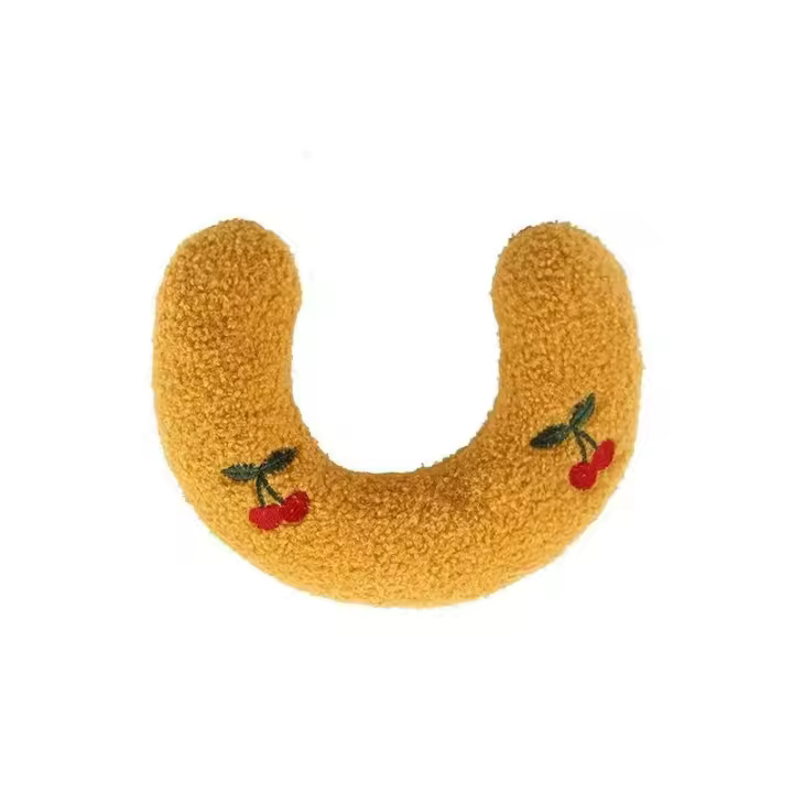 Almohada suave en forma de U para gatos y perros pequeños, juguete de peluche para mascotas, accesorios para gatos y perros - 1