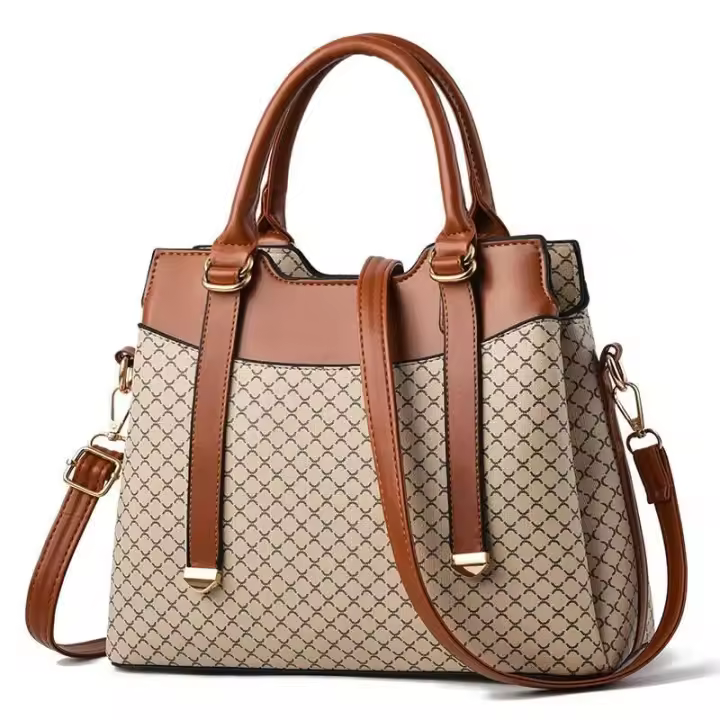 Bolso atmosférico para mujer, nueva madre, de mediana edad, a la moda, de gran capacidad, mochila de lujo de alta gama - 1