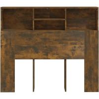 Mueble de Cabeza de Armario de Dormitorio Blanco Estantería de Pared con Almacenamiento - details 12