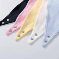Toalla de Saliva Triangular de Algodón para Bebé Toalla de Recién Nacido con Botón de Presión - details 1