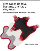 Correa Reflectante de Nylon para Perros Chaleco Oxford con Ventilación 3D, U-Collar Antiasfixia, Correa Ajustable 1.5m, Tallas M-L (Hasta 22kg) - details 4