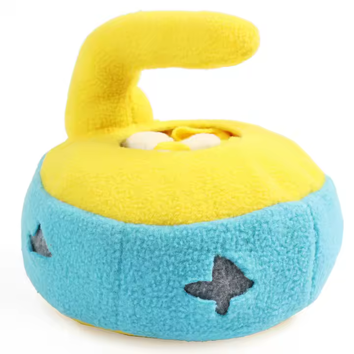 Mascota perro juguete rizado olor juguete jugar rompecabezas entrenamiento descompresión ocultar comida perro olor juguete - 1