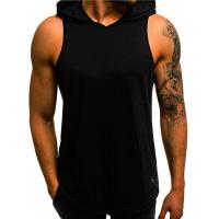 Moda Nueva para Hombres Motociclistas Camiseta sin Mangas con Capucha Joggers de Verano - details 1