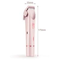 Afeitadoras eléctricas 3 en 1 de doble cabezal para mujer, suavizan la cara sedosa húmeda/seca, áreas privadas del cuerpo, depiladora indolora impermeable IPX7 - details 8