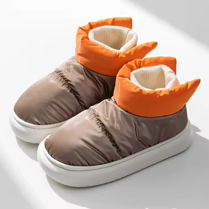 Nuevo otoño e invierno medio y alto superior abajo zapatos de algodón. - 1