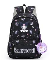 Kuromi - mochilas masculinas y femeninas de gran capacidad, bolsos de computadora resistentes al desgaste, estudiantes de secado - details 11