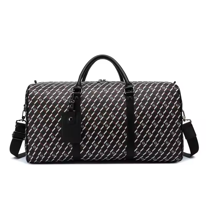 👜 👝 🎒 ⭐ ⭐ ⭐ Bolso bandolera Bolso de viaje de gran capacidad Bolso de viaje de negocios corto portátil europeo y americano para hombres Bolso de equipaje Bolso de embarque Bolso de fitness - 1