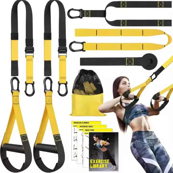 P3-Trx Home Fitness Suspensión Cinturón de entrenamiento Cuerda de tensión Banda de resistencia Equipo de gimnasio para entrenamientos de cuerpo completo - 1