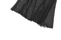 Malla de escote cuadrado para mujer, escote con tirantes, costuras en contraste, nuevo - details 9