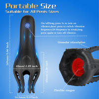 Sexo glande entrenador pene masaje masturbador masculino 10 velocidades vibrador glande vibrador juguetes sexuales para hombres retraso duradero resistencia Exer - details 10