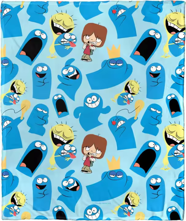 Cartoon Network - Manta de tacto sedoso de Foster's Home for Imaginary Friends, lo mejor de Bloo - 1