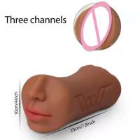 Herramienta de masturbación masculina 3 en 1, juguetes de bolsillo con masturbador vaginal realista, taza sexual Dol Tooys para hombres - details 0