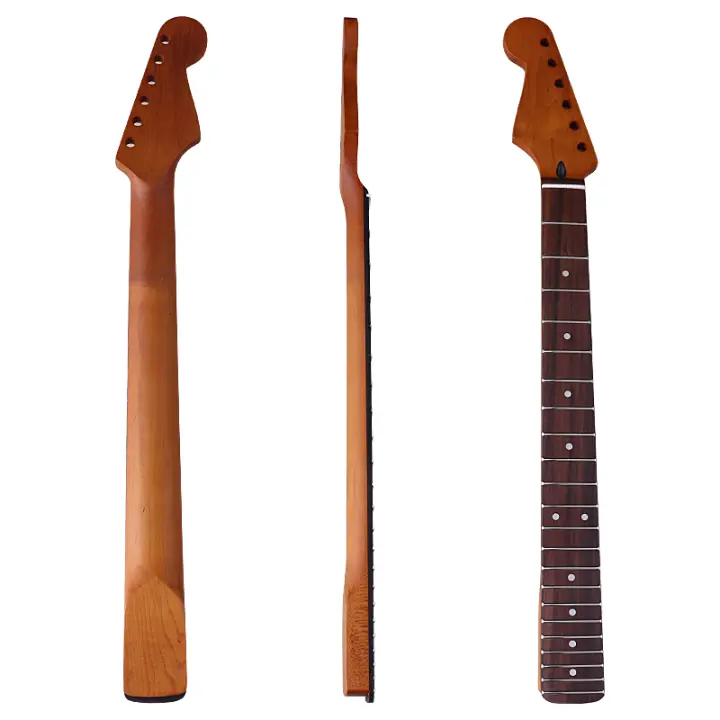 Cuello de Guitarra Eléctrica V-glorify Maple Canada Tostado 6 Cuerdas Brillo Alto Artesanía Buena - 1