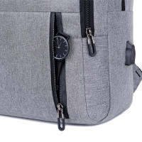 Mochila De Negocios multifuncional para hombre, bolsa impermeable para ordenador portátil, con carga USB, informal, de gran capacidad - details 14