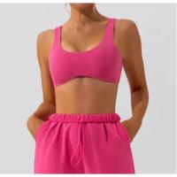 Sujetador de yoga con ajuste ajustado, absorción de humedad, absorbe el sudor, alta elasticidad, transpirabilidad y una sensación desnuda - details 3