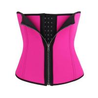 Entrenador de Cintura para Mujer Cinturón Adelgazante para Abdomen Correa de Control Ganchos Negros - details 0