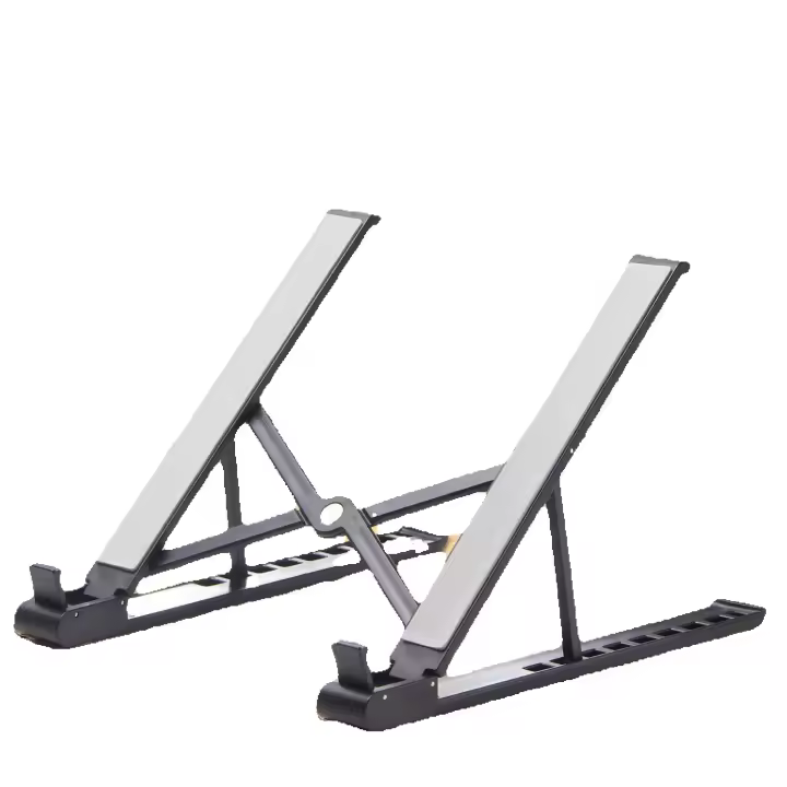 Soporte de Portátil para Laptop Ajustable Doblable y Portátil ABS + Silicona Ideal para Viajes - 1