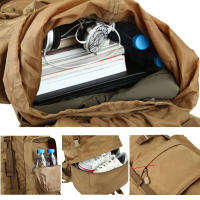 Mochila GRANDE DE 70L para deportes al aire libre, bolsa táctica militar 3P para senderismo, Camping, escalada, impermeable, resistente al desgaste, de nailon - details 8