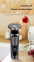 Afeitadora eléctrica multifunción 4D recargable flotante de tres cabezales afeitadora de barba eléctrica para hombres - details 11