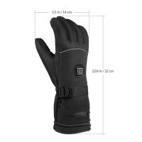Guantes calefactables eléctricos con batería para invierno cálidos guantes calefactores para motocicleta  impermeables con pantalla táctil calentador de manos para ciclismo y esquí - details 3